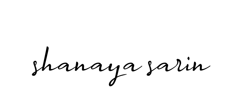 Shanaya-sarin signature