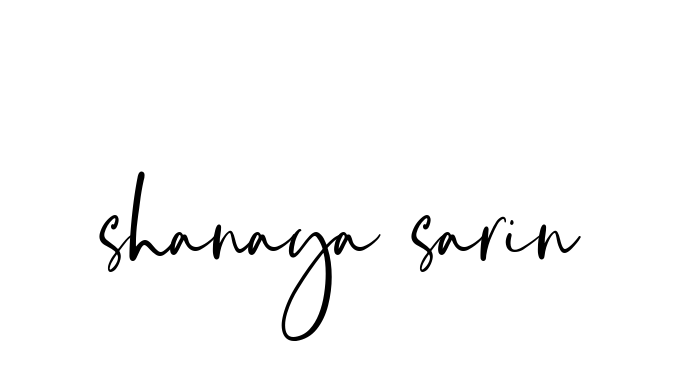 Shanaya-sarin signature