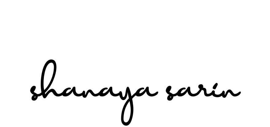 Shanaya-sarin signature