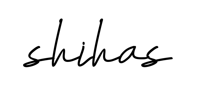 Handwritten Signature for Shihas - Style 155 Online