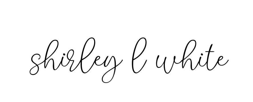 Handwritten Signature for Shirley-l-white - Style 147 Online