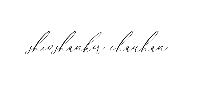 Shivshanker-chauhan- signature