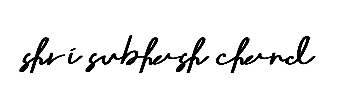 Handwritten Signature for Shri-subhash-chand - Style 135 Online