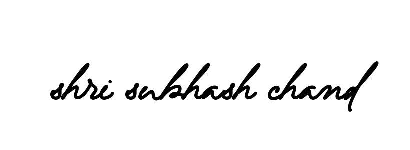 Handwritten Signature for Shri-subhash-chand - Style 137 Online