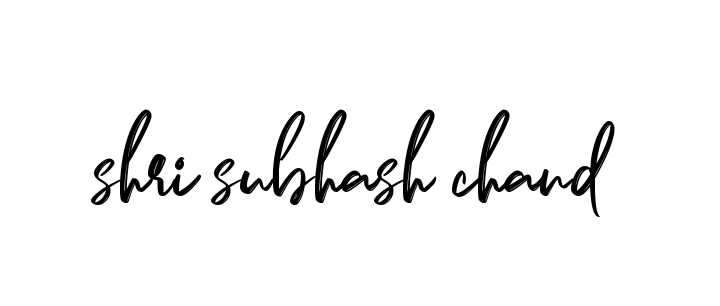 Handwritten Signature for Shri-subhash-chand - Style 141 Online