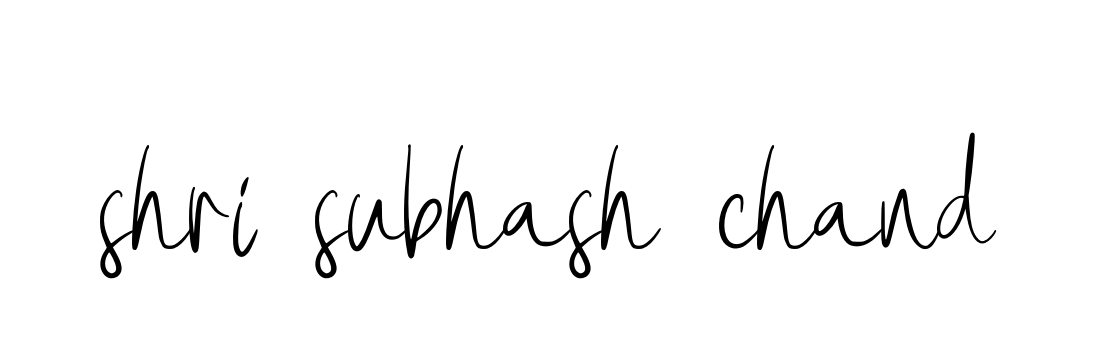 Handwritten Signature for Shri-subhash-chand - Style 146 Online