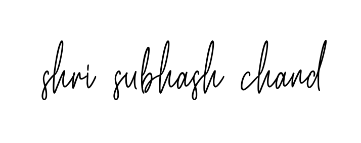 Handwritten Signature for Shri-subhash-chand - Style 154 Online