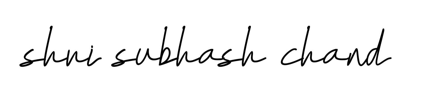 Handwritten Signature for Shri-subhash-chand - Style 155 Online