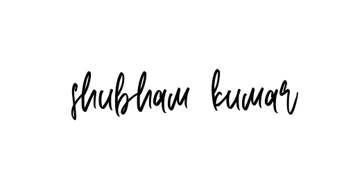 Shubham-kumar signature