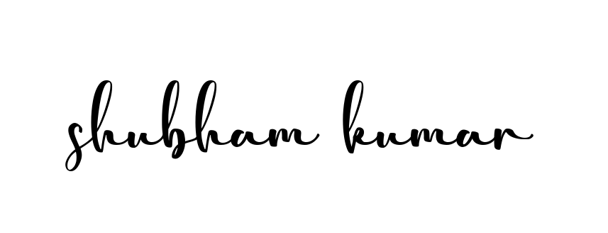 Shubham-kumar signature