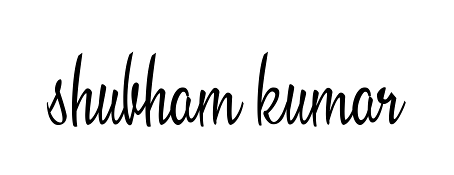 Shubham-kumar signature