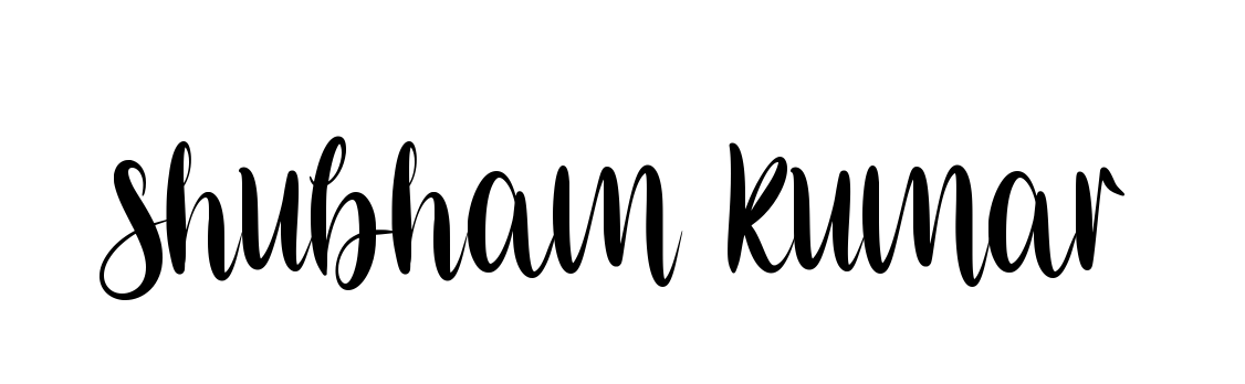 Shubham-kumar signature
