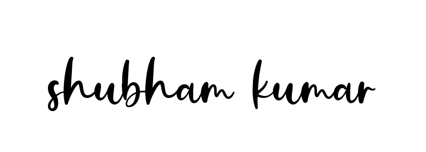 Shubham-kumar signature