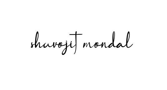 Shuvojit-mondal- signature