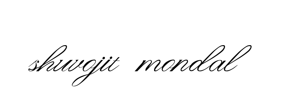 Shuvojit-mondal- signature