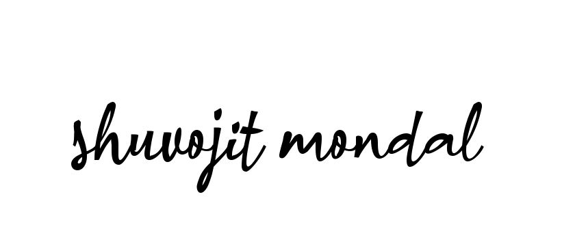 Shuvojit-mondal- signature