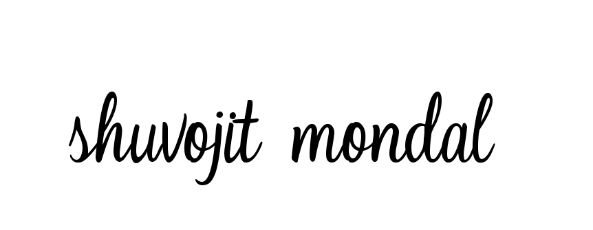 Shuvojit-mondal- signature