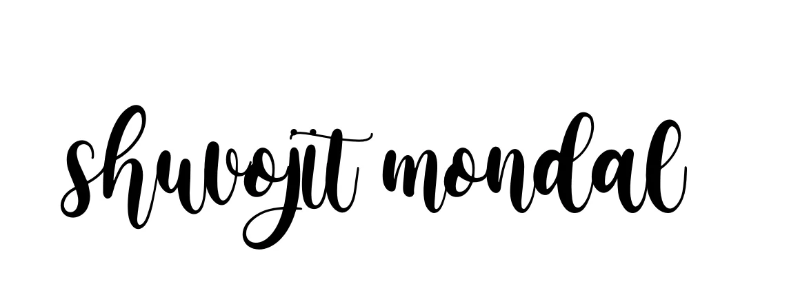 Shuvojit-mondal- signature