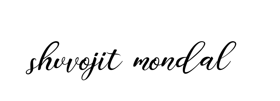 Shuvojit-mondal- signature
