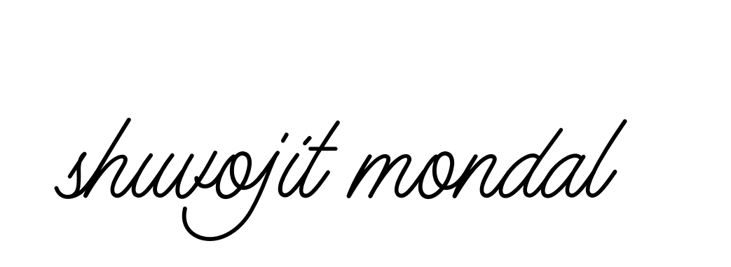Shuvojit-mondal- signature