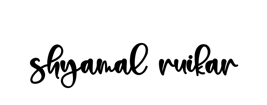 Handwritten Signature for Shyamal-ruikar - Style 136 Online