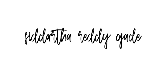 Handwritten Signature for Siddartha-reddy-gade- - Style 143 Online