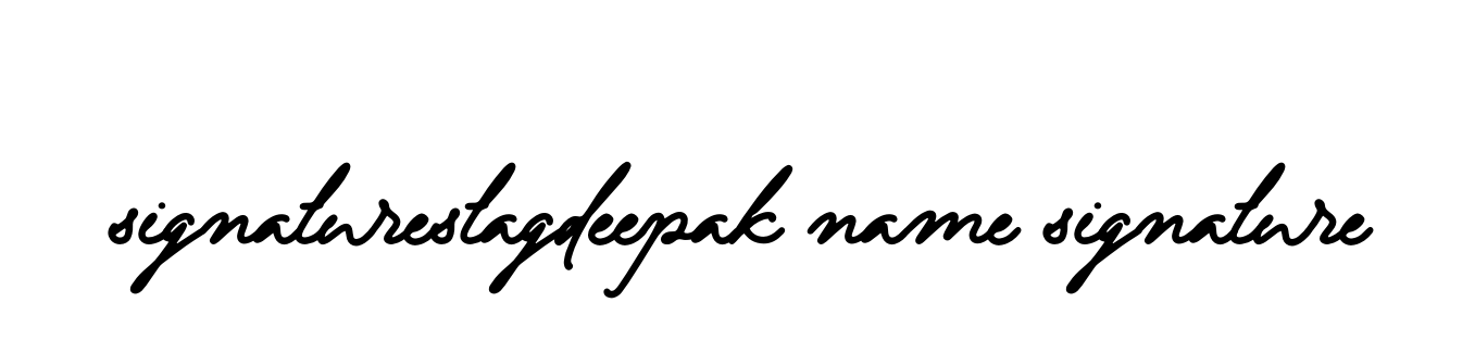 Signaturestagdeepak-name-signature signature