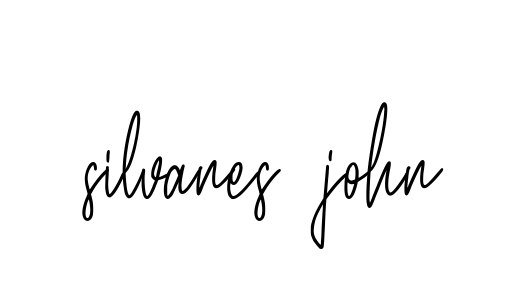 Handwritten Signature for Silvanes-john - Style 154 Online