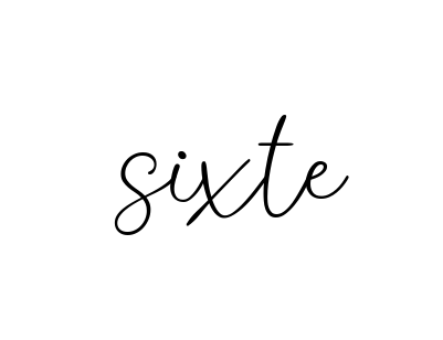 Sixte Signature Style TerselyRegular