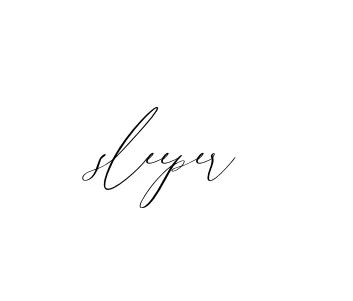 Handwritten Signature for Sleeper - Style 134 Online