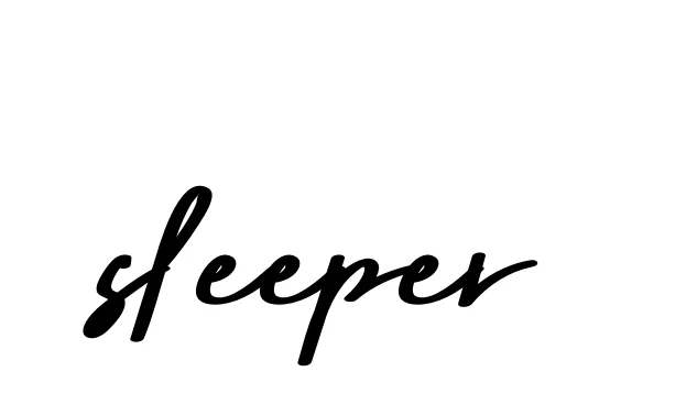 Handwritten Signature for Sleeper - Style 135 Online
