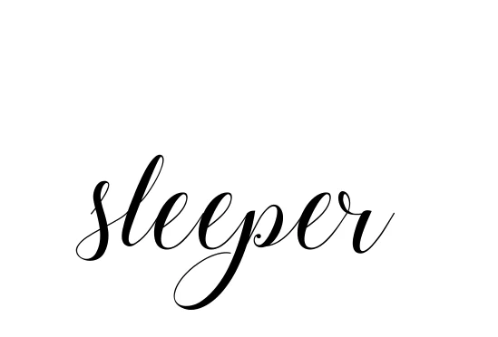 Handwritten Signature for Sleeper - Style 144 Online