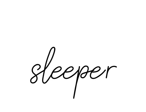 Handwritten Signature for Sleeper - Style 145 Online