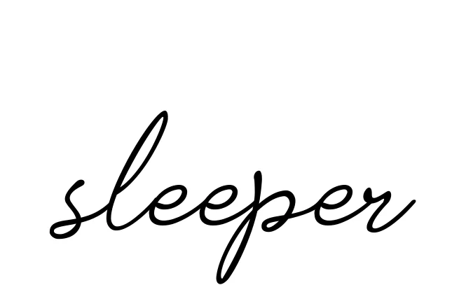 Handwritten Signature for Sleeper - Style 151 Online