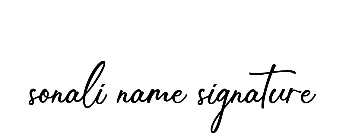 Sonali-name-signature signature