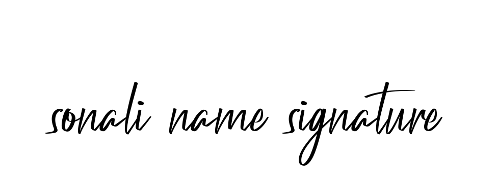 Sonali-name-signature signature