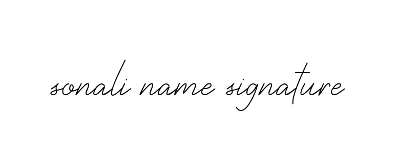 Sonali-name-signature signature