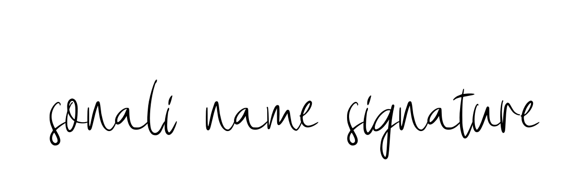 Sonali-name-signature signature