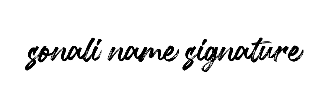 Sonali-name-signature signature