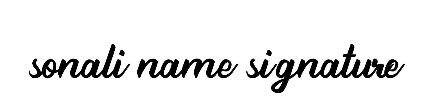 Sonali-name-signature signature
