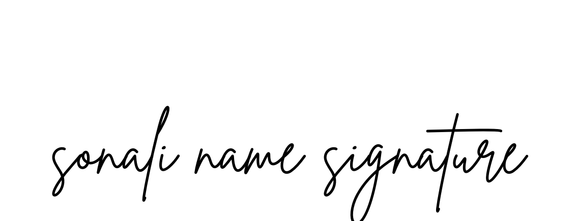 Sonali-name-signature signature