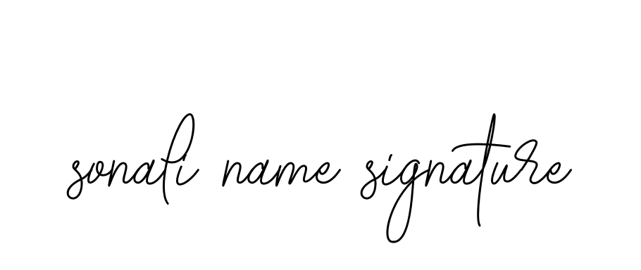 Sonali-name-signature signature