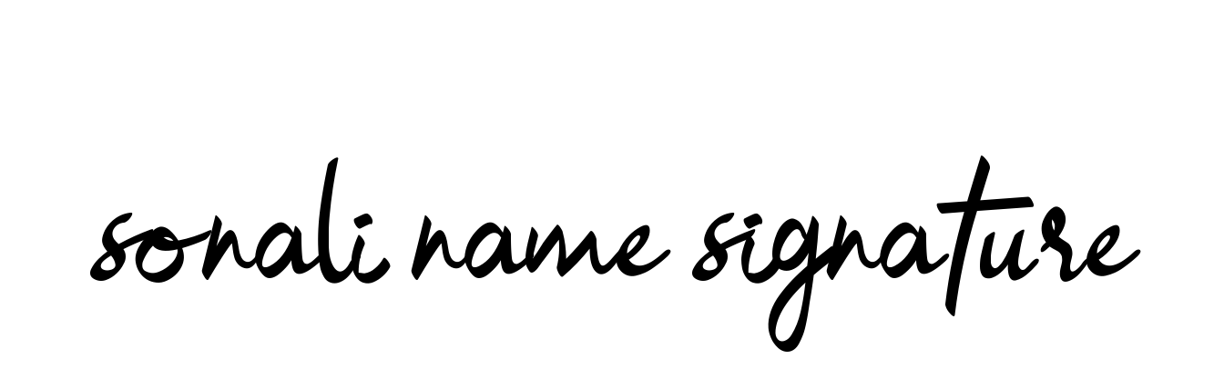 Sonali-name-signature signature