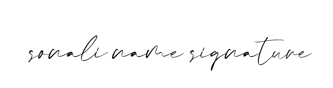 Sonali-name-signature signature
