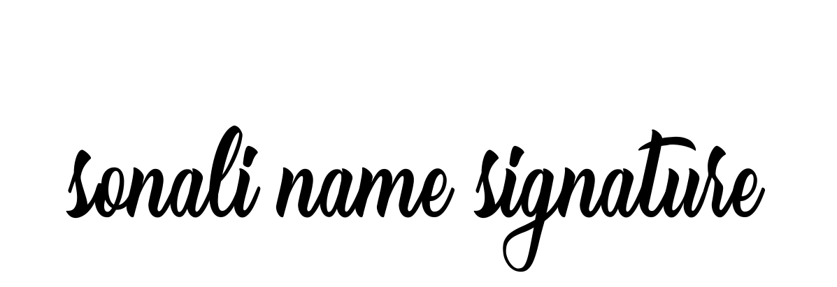 Sonali-name-signature signature