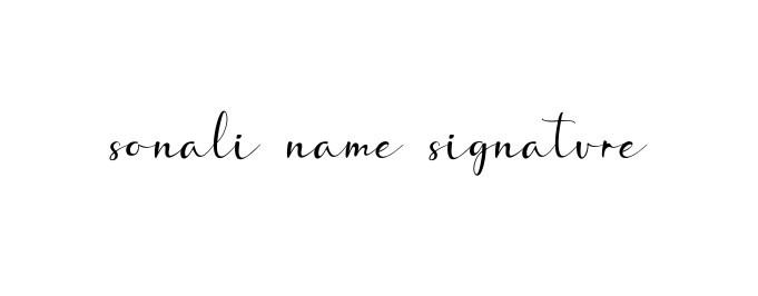 Sonali-name-signature signature