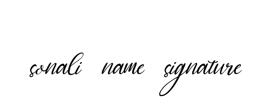 Sonali-name-signature signature