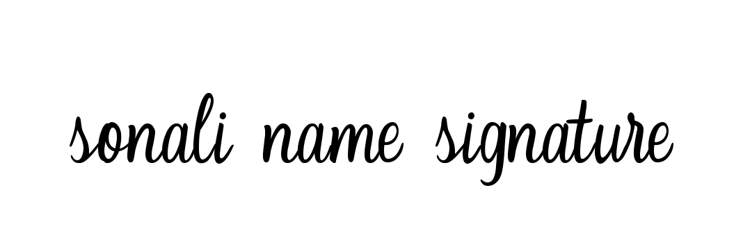 Sonali-name-signature signature
