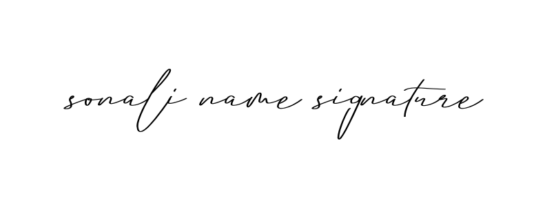 Sonali-name-signature signature
