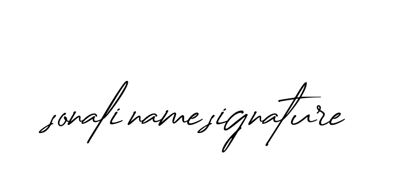 Sonali-name-signature signature